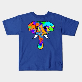 Colorful Elephant Kids T-Shirt